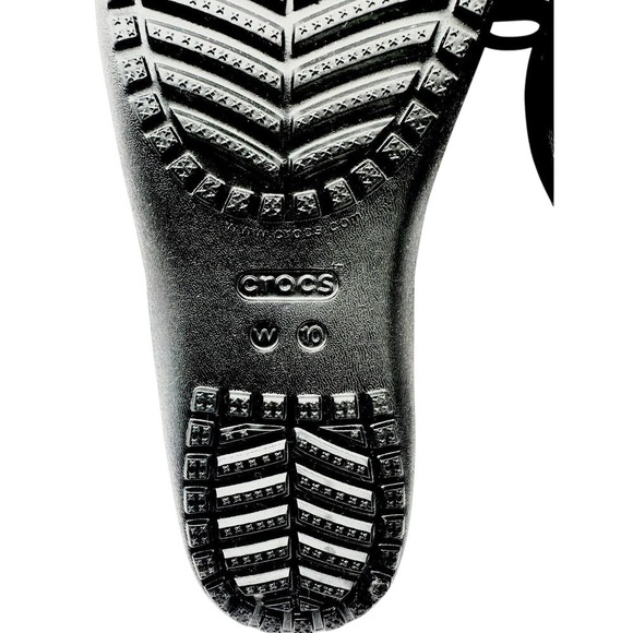 Crocs Kadee II Flip Flops Womens Black Comfort Thong Sandals Size 10 - Picture 8 of 8